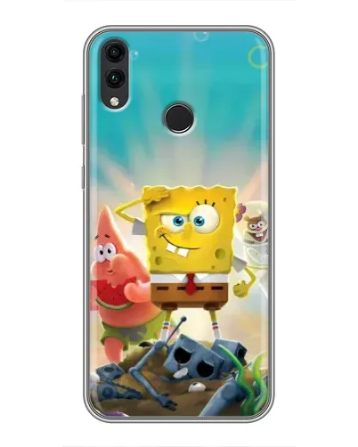 Чехол для Huawei Honor 8X Max с картинкой «Спанч Боб победитель» Чехол для Huawei Honor 8X Max с картинкой «Спанч Боб победитель»