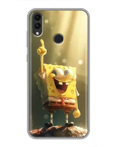 Чехол для Huawei Honor 8X Max с картинкой «Сияющий Спанч Боб» Чехол для Huawei Honor 8X Max с картинкой «Сияющий Спанч Боб»