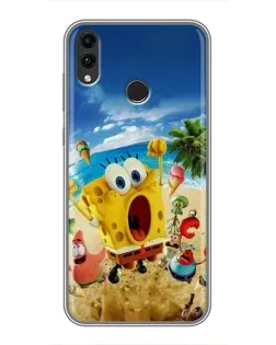 Чехол для Huawei Honor 8X Max с картинкой «Развлечения на пляже»