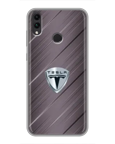 Чохол для Huawei Honor 8X Max з картинкою «Металева текстура Tesla»