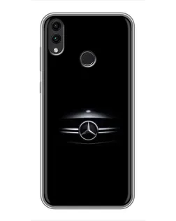 Чохол для Huawei Honor 8X Max з картинкою «Mercedes — абстрактні лінії»
