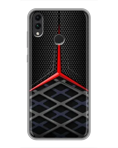 Чехол для Huawei Honor 8X Max с картинкой «Mercedes Carbon Grid» Чехол для Huawei Honor 8X Max с картинкой «Mercedes Carbon Grid»