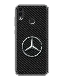 Чехол для Huawei Honor 8X Max с картинкой «Карбоновый Mercedes стиль»