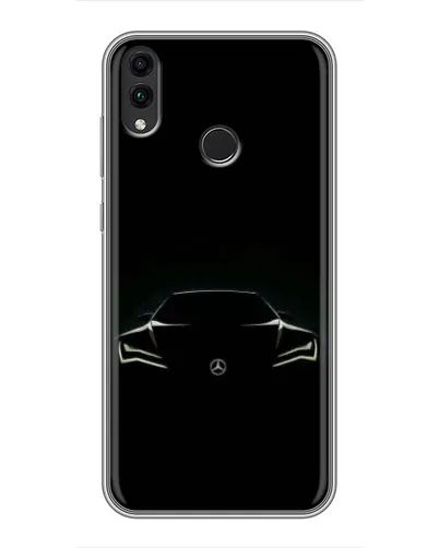 Чехол для Huawei Honor 8X Max с картинкой «Mercedes — силуэт авто» Чехол для Huawei Honor 8X Max с картинкой «Mercedes — силуэт авто»