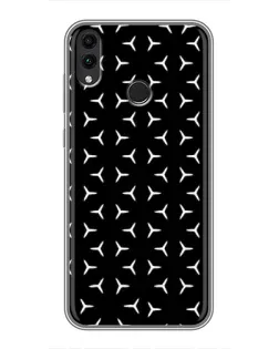 Чехол для Huawei Honor 8X Max с картинкой «Mercedes паттерн звезд»