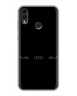 Чохол для Huawei Honor 8X Max з картинкою «Audi — світловий підпис»
