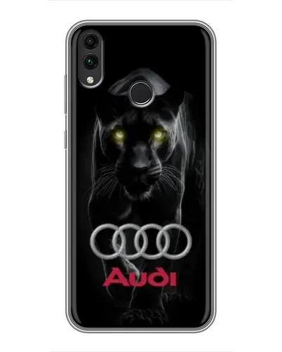 Чехол для Huawei Honor 8X Max с картинкой «Пантера и Audi» Чехол для Huawei Honor 8X Max с картинкой «Пантера и Audi»
