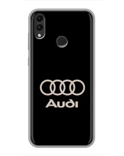 Чохол для Huawei Honor 8X Max з картинкою «Audi — золотий логотип»