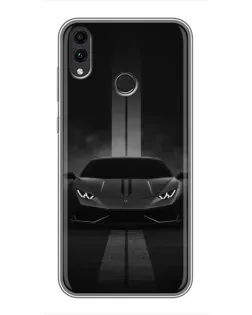 Чехол для Huawei Honor 8X Max с картинкой «Lamborghini симметрия дорог»