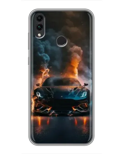 Чехол для Huawei Honor 8X Max с картинкой «Lamborghini дымная эстетика»