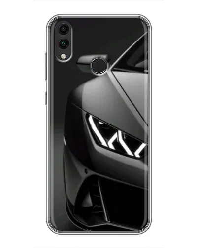 Чехол для Huawei Honor 8X Max с картинкой «Lamborghini фары детализация»