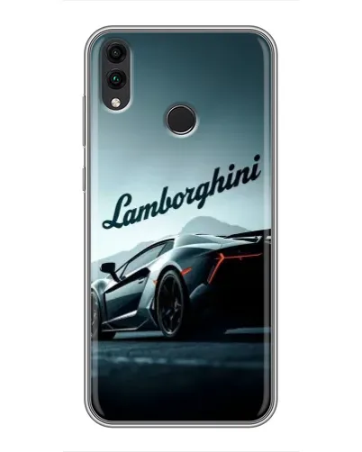 Чехол для Huawei Honor 8X Max с картинкой «Классическая надпись Lamborghini»