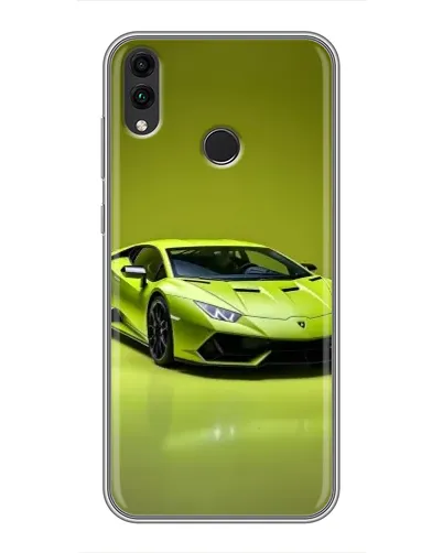 Чехол для Huawei Honor 8X Max с картинкой «Салатовый Lamborghini Huracan»