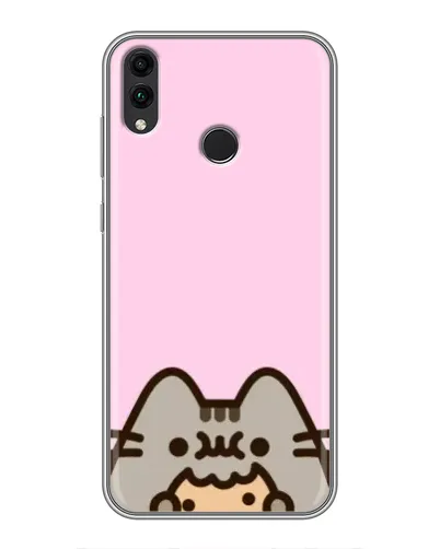 Чохол для Huawei Honor 8X Max з картинкою «Pusheen та печиво»