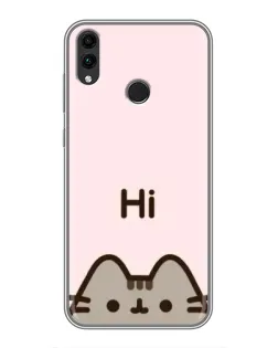 Чохол для Huawei Honor 8X Max з картинкою «Пушин каже Hi» Чохол для Huawei Honor 8X Max з картинкою «Пушин каже Hi»