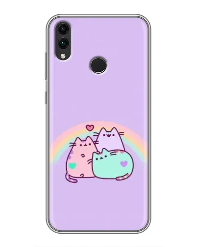 Чохол для Huawei Honor 8X Max з картинкою «Веселкові Пушини»