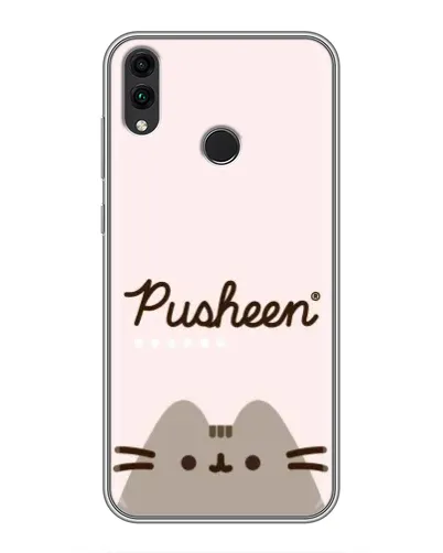 Чохол для Huawei Honor 8X Max з картинкою «Pusheen логотип»