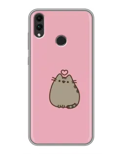 Чохол для Huawei Honor 8X Max з картинкою «Pusheen серце» Чохол для Huawei Honor 8X Max з картинкою «Pusheen серце»