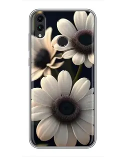 Чохол для Huawei Honor 8X Max з картинкою «Білі маргаритки макро»