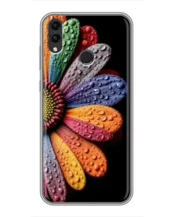 Чохол для Huawei Honor 8X Max з картинкою «Райдужна квітка»