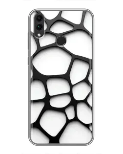 Чохол для Huawei Honor 8X Max з картинкою «Біла об'ємна сітка» Чохол для Huawei Honor 8X Max з картинкою «Біла об'ємна сітка»