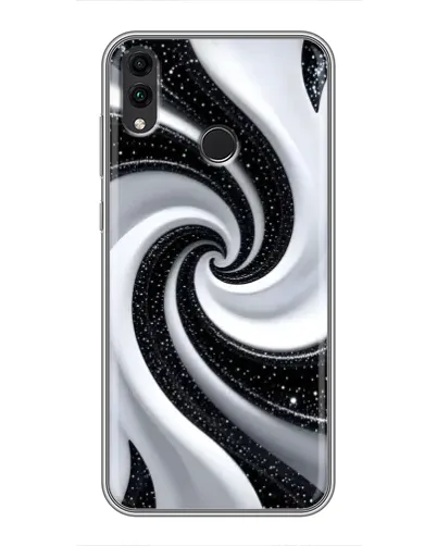 Чехол для Huawei Honor 8X Max с картинкой «Черно-белая спираль» Чехол для Huawei Honor 8X Max с картинкой «Черно-белая спираль»