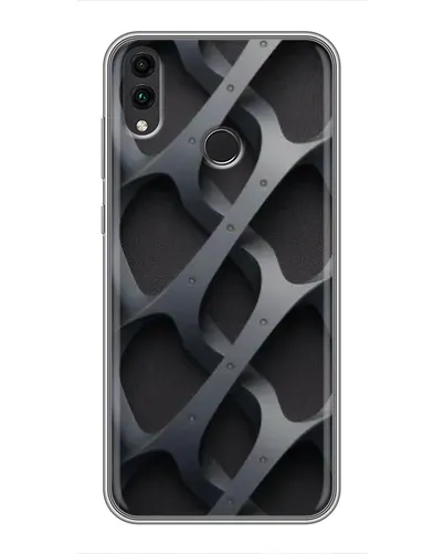 Чехол для Huawei Honor 8X Max с картинкой «Объемное серое плетение» Чехол для Huawei Honor 8X Max с картинкой «Объемное серое плетение»