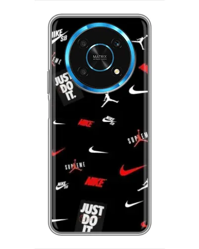 Чехол для Huawei Honor Magic 5 Lite 5G с картинкой «Nike Mix Pattern» Чехол для Huawei Honor Magic 5 Lite 5G с картинкой «Nike Mix Pattern»
