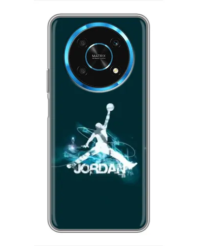 Чехол для Huawei Honor Magic 5 Lite 5G с картинкой «Jordan Blue Fire» Чехол для Huawei Honor Magic 5 Lite 5G с картинкой «Jordan Blue Fire»