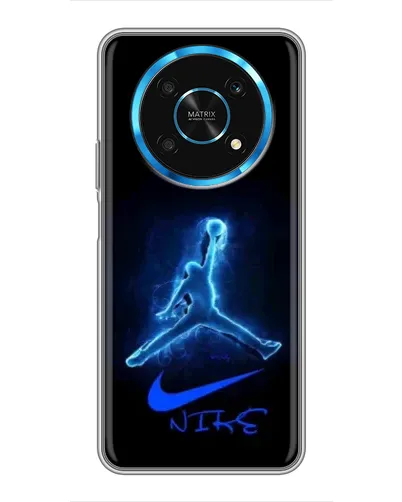 Чехол для Huawei Honor Magic 5 Lite 5G с картинкой «Jordan Neon Blue» Чехол для Huawei Honor Magic 5 Lite 5G с картинкой «Jordan Neon Blue»