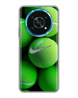 Чехол для Huawei Honor Magic 5 Lite 5G с картинкой «Теннисные мячи Найк»