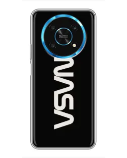 Чехол для Huawei Honor Magic 5 Lite 5G с картинкой «NASA — вертикальный логотип»