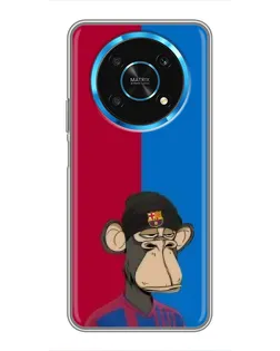 Чехол для Huawei Honor Magic 5 Lite 5G с картинкой «Bored Ape — фанат Барсы» Чехол для Huawei Honor Magic 5 Lite 5G с картинкой «Bored Ape — фанат Барсы»