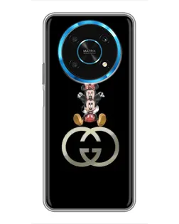 Чехол для Huawei Honor Magic 5 Lite 5G с картинкой «Минни Маус на лого» Чехол для Huawei Honor Magic 5 Lite 5G с картинкой «Минни Маус на лого»