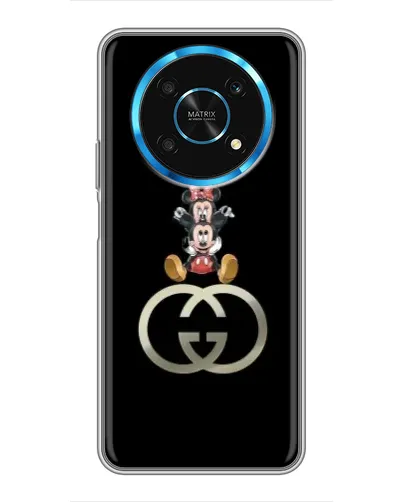 Чехол для Huawei Honor Magic 5 Lite 5G с картинкой «Минни Маус на лого» Чехол для Huawei Honor Magic 5 Lite 5G с картинкой «Минни Маус на лого»