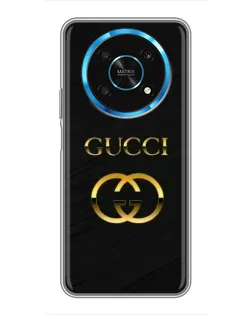 Чехол для Huawei Honor Magic 5 Lite 5G с картинкой «Золотой логотип Gucci» Чехол для Huawei Honor Magic 5 Lite 5G с картинкой «Золотой логотип Gucci»