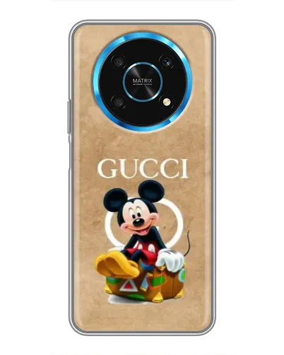 Чехол для Huawei Honor Magic 5 Lite 5G с картинкой «Микки Маус Gucci — крафт» Чехол для Huawei Honor Magic 5 Lite 5G с картинкой «Микки Маус Gucci — крафт»