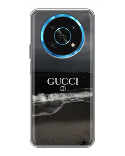 Чехол для Huawei Honor Magic 5 Lite 5G с картинкой «Gucci — морской прибой» Чехол для Huawei Honor Magic 5 Lite 5G с картинкой «Gucci — морской прибой»