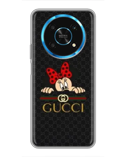 Чехол для Huawei Honor Magic 5 Lite 5G с картинкой «Минни Маус Gucci — черный» Чехол для Huawei Honor Magic 5 Lite 5G с картинкой «Минни Маус Gucci — черный»