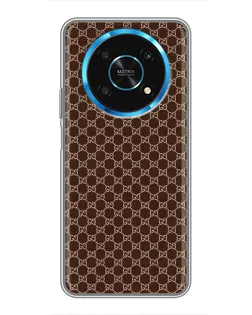 Чехол для Huawei Honor Magic 5 Lite 5G с картинкой «Gucci — шоколадная сетка» Чехол для Huawei Honor Magic 5 Lite 5G с картинкой «Gucci — шоколадная сетка»