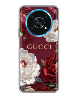 Чехол для Huawei Honor Magic 5 Lite 5G с картинкой «Gucci — бордовые розы» Чехол для Huawei Honor Magic 5 Lite 5G с картинкой «Gucci — бордовые розы»