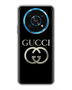 Чехол для Huawei Honor Magic 5 Lite 5G с картинкой «Gucci — золото на черном» Чехол для Huawei Honor Magic 5 Lite 5G с картинкой «Gucci — золото на черном»