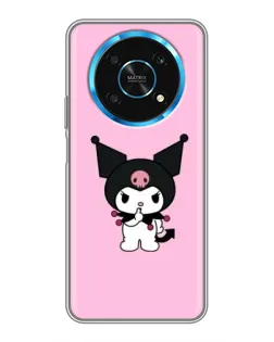 Чехол для Huawei Honor Magic 5 Lite 5G с картинкой «Kuromi — розовая нежность»