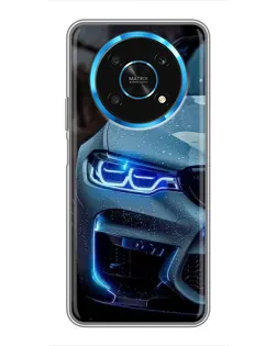 Чехол для Huawei Honor Magic 5 Lite 5G с картинкой «Взгляд BMW с синими фарами» Чехол для Huawei Honor Magic 5 Lite 5G с картинкой «Взгляд BMW с синими фарами»