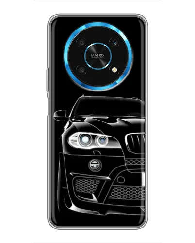 Чехол для Huawei Honor Magic 5 Lite 5G с картинкой «Темный силуэт BMW» Чехол для Huawei Honor Magic 5 Lite 5G с картинкой «Темный силуэт BMW»