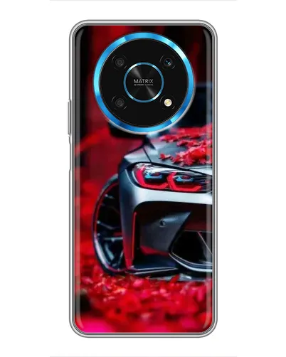 Чехол для Huawei Honor Magic 5 Lite 5G с картинкой «Спортивная BMW и цветы» Чехол для Huawei Honor Magic 5 Lite 5G с картинкой «Спортивная BMW и цветы»