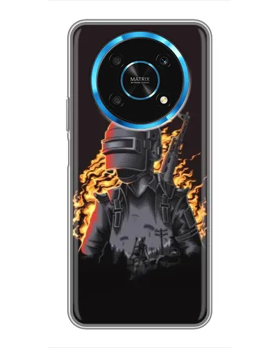 Чехол для Huawei Honor Magic 5 Lite 5G с картинкой «PUBG — огненный силуэт» Чехол для Huawei Honor Magic 5 Lite 5G с картинкой «PUBG — огненный силуэт»