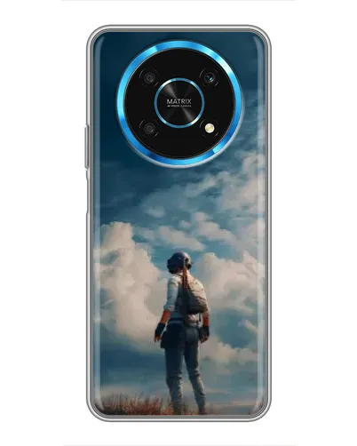 Чехол для Huawei Honor Magic 5 Lite 5G с картинкой «Герой PUBG на скале» Чехол для Huawei Honor Magic 5 Lite 5G с картинкой «Герой PUBG на скале»