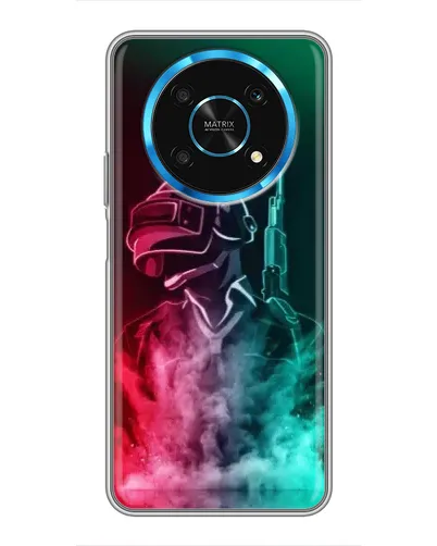 Чехол для Huawei Honor Magic 5 Lite 5G с картинкой «PUBG — огненный воин» Чехол для Huawei Honor Magic 5 Lite 5G с картинкой «PUBG — огненный воин»