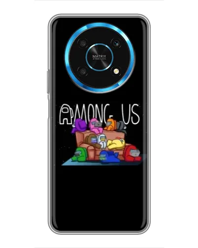 Чехол для Huawei Honor Magic 5 Lite 5G с картинкой «Логотип Among Us» Чехол для Huawei Honor Magic 5 Lite 5G с картинкой «Логотип Among Us»